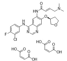 Afatinib Dimaleate CAS No 850140-73-7 Light Yellow Powder Purity 99% C32H33ClFN5O11