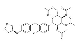 Acetoxy Empagliflozin CAS No 915095-99-7 Purity 98% White Powder C31H35ClO11