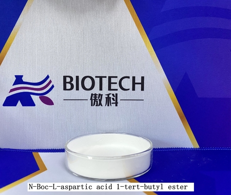 Boc-Asp-OtBu CAS No 34582-32-6 For Amino Acids Derivatives White Powder Purity 99%