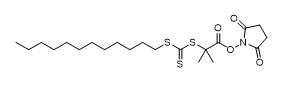 N-Succinimidyl 2-(Dodecylthiocarbonothioylthio)-2-methylpropionate CAS No. 925232-64-0 C21H35NO4S3