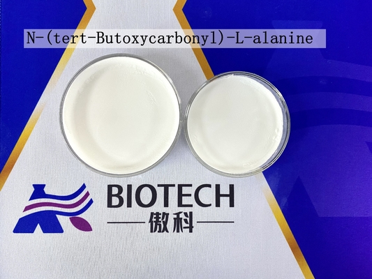 High Purity N- Tert-Butoxycarbonyl -L-Alanine CAS 15761-38-3 White Powder MF C8H15NO4 EINECS No. 239-847-8