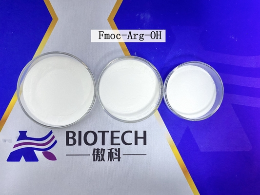 White Powder Fmoc-Arg-OH Derivatives With 98% Purity CAS No. 91000-69-0 C21H24N4O4