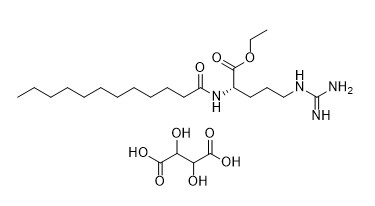 COA Healthy Food Additives N Alpha Lauroyl Arginine Ethyl Ester Tartrate C24H46N4O9