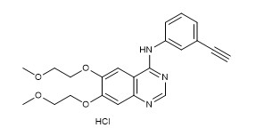 Purity 99% Erlotinib Hydrochloride 183319-69-9 White Or Off-White Crystalline Powder C22H24ClN3O4