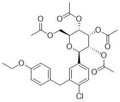 (2R,3R,4R,5S,6S)-2-(Acetoxymethyl)-6-(4-Chloro-3-(4-Ethoxybenz CAS No 461432-25-7 APIs Intermediates