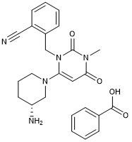 Alogliptin Benzoate CAS No 850649-62-6 Purity 99% C25H27N5O4 White or quasi-white crystalline powder