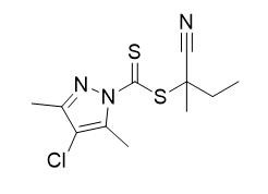 2'-Cyanobutan-2'-yl-4-Chloro-3,5-dimethylpyrazole-1-carbodithioate C11H14ClN3S2 Purity 95%