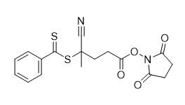 N-Succinimidyl 4-Cyano-4-(phenylcarbonothioylthio)pentanoate CAS No. 864066-74-0 C17H16N2O4S2 95%