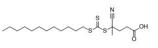 4-Cyano-4-dodecylsulfanylcarbothioylsulfanylpentanoic acid CAS No. 870196-80-8 C19H33NO2S3 Off white to yellow solid