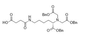 (S)-4-((6-(Benzyloxy)-5-(Bis(2-(Benzyloxy)-2-Oxoethyl)Amino)-6-Oxohexyl)Amino)-4-Oxobutanoic Acid CAS 637331-50-1