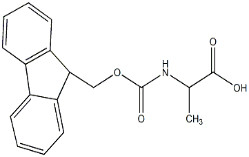 Amino Acid Derivatives FMOC-Ala-OH CAS. 35661-39-3 White Powder Purity 98% C18H17NO4