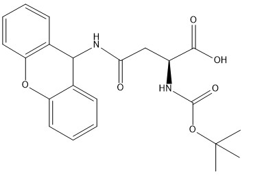 CAS 65420-40-8 Boc-Asn Xan -OH Amino Acid Derivatives with 98% Purity C22H24N2O6 White to Off-White Powder