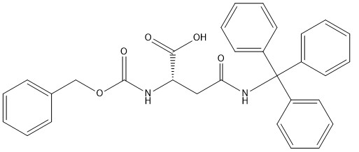 Z-Asn(Trt)-OH Amino Acid Derivatives CAS No. 132388-57-9 Purity 98% C31H28N2O5