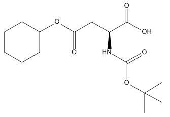 Boc-Asp(OcHx)-OH Amino Acid Derivatives CAS No. 73821-95-1 Purity 98% CC15H25NO6