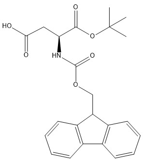 Purity 98% Amino Acid Derivatives CAS No. 129460-09-9 Fmoc-Asp-OtBu White To Almost White Powder