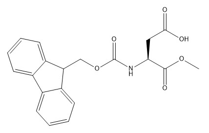 Purity 98% Amino Acid Derivatives CAS No.145038-52-4 Fmoc-Asp-OMe C20H19NO6
