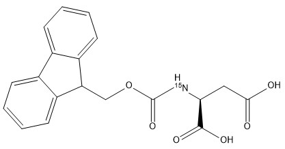 Purity 98% Amino Acid Derivatives CAS No. 287484-33-7 Fmoc-Asp-OH--15N
