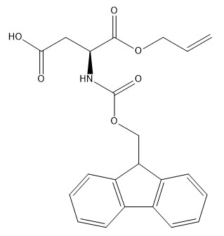Purity 98% Amino Acid Derivatives  CAS No. 144120-53-6 Fmoc-Asp-OAll C22H21NO6 White Powder