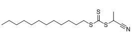 RAFT Reagent  C16H29NS3 Purity 95% 1-cyanoethyl dodecyl carbonotrithioate CAS No. 1186022-27-4