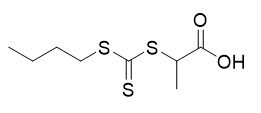 RAFT Reagent 2-(((Butylthio)carbonothioyl)thio)propanoic acid CAS No. 480436-46-2 C8H14O2S3 Yellow powder