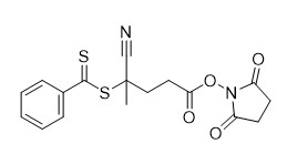 N-Succinimidyl 4-Cyano-4-(Phenylcarbonothioylthio)Pentanoate RAFT Reagent CAS 864066-74-0 C17H16N2O4S2 95%