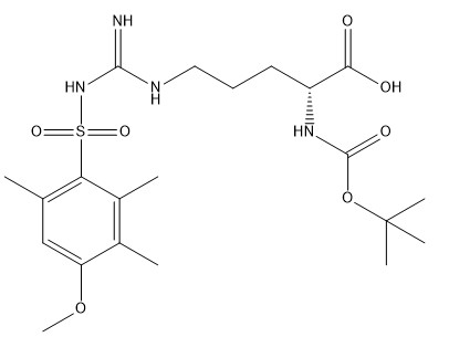 Purity 98% Amino Acid Derivatives CAS 200122-49-2 Boc-D-Arg(Mtr)-OH C21H34N4O7S