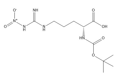 Purity 98% Amino Acid Derivatives CAS 50913-12-7 Boc-D-Arg(NO2)-OH C11H21N5O6 White Solid