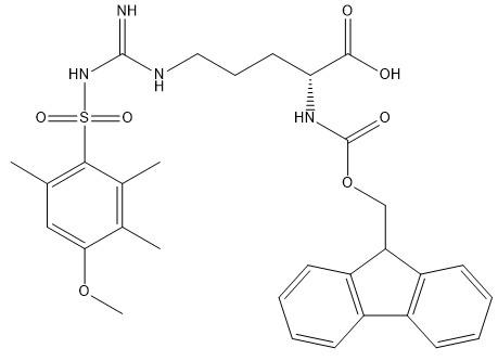 Purity 98% Amino Acid Derivatives CAS 120075-24-3 Fmoc-D-Arg(Mtr)-OH C31H36N4O7S