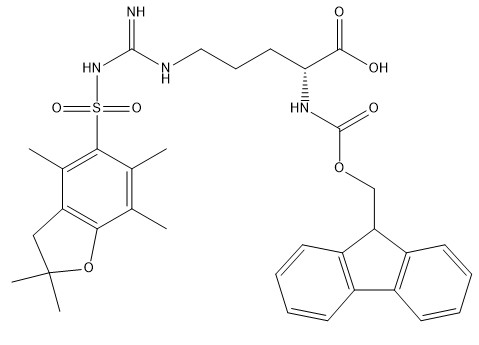 98% Amino Acid Derivatives CAS 187618-60-6 Fmoc-D-Arg(Pbf)-OH C34H40N4O7S White To Almost White Powder