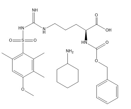 Purity 98% Amino Acid Derivatives CAS 80745-09-1 Z-Arg(Mtr)-OH.CHA C30H45N5O7S