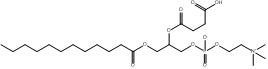CAS 118426-36-1 2-((3-Carboxypropanoyl)oxy)-3-(dodecanoyloxy)propyl (2-(trimethylammonio)ethyl) phosphate