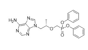 S -Diphenyl 1- 6-amino-9H-purin-9-yl propan-2-yl oxy methyl phosphonate for TFA Pale Yellow Powder M.W 439.41 Purity 95%