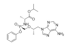 Isopropyl ((S)-((((S)-1-(6-amino-9H-purin-9-yl)propan-2-yl)oxy)methyl)(phenoxy)phosphoryl)-D-alaninate Purity 95%