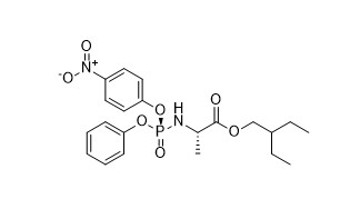 APIs Intermediates N-S-4 Nitrophenoxy Phenoxyphosphinyl L Alanine 2 Ethylbutyl Ester 1354823-36-1