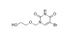 Custom Chemicals 5 Bromo 1 2 Hydroxyethoxy Methyl Pyrimidine 2 4 1H 3H Dione CAS No 78097-11-7 C7H9BrN2O4